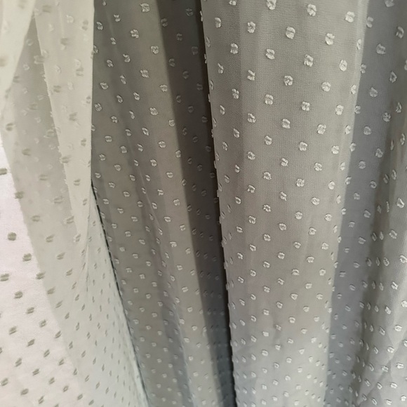 Lulu's Green Ruched V-Neck Maxi Gown - Picture 8 of 11